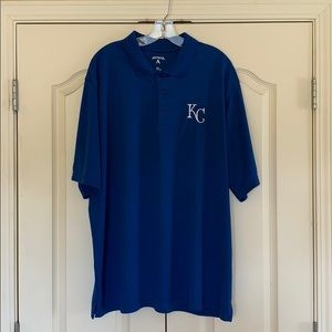 KC Royals golf or polo style shirt XXL
